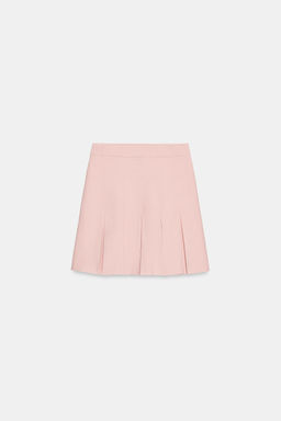 PLEATED KNIT MINI SKIRT - Zara фото 8
