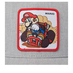 Бейсболка CAPSLAB арт. CL/SMK3/1/PCT/VRO Super Mario Mario (светло-серый) фото 3