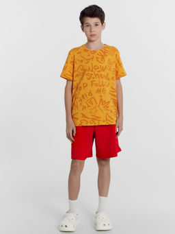 Шорты для мальчиков в красном цвете - Mark formelle фото 3