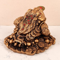 Фигурка Жаба денежная 10х9х8 см / GN485 /уп 50/ - Галеонтрейд фото 2