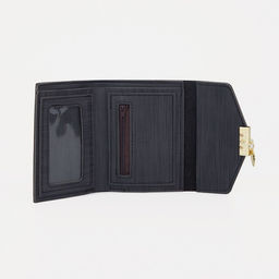 Кошелёк на кнопке, цвет чёрный - Simaland фото 3