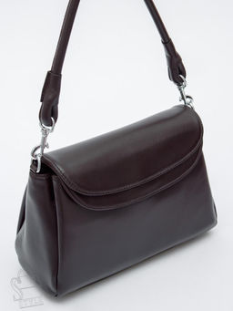 Сумка женская кожаная 0036VG coffee  Vitelli Grassi