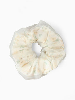 Цена за 2 шт. Резинка для волос «Цветы» бежевая, Принцессы Дисней