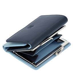 Итальянский женский кожаный кошелек DuDu серии Corsica | морской - Dudubags фото 5