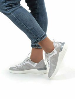 05-FDL160-2P GRAY Кроссовки (нубук)