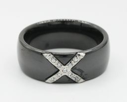 Кольцо с керамикой