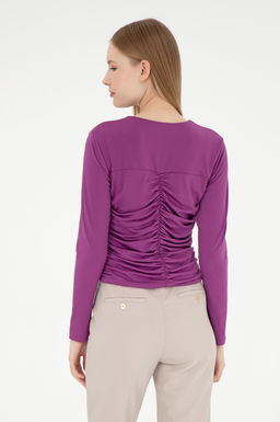 Женский фиолетовый свитшот Неожиданная скидка в корзине - U.s. polo assn фото 12