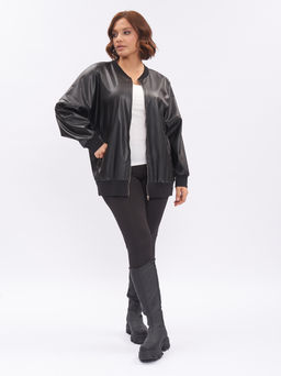 Бомбер из эко-кожи ZGA00409BLS01