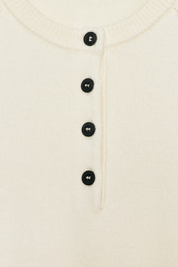 JERSEY PUNTO MANGA ANCHA / Crudo - Zara фото 7