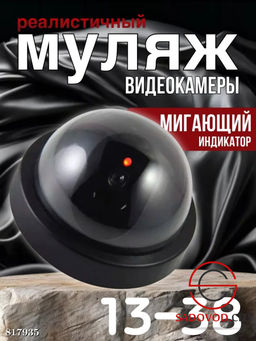 Муляж видеокамеры для повышения уровня безопасности