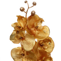 Искусственные цветы "FLOWERS GLAMOUR" 72см Орхидея золотая