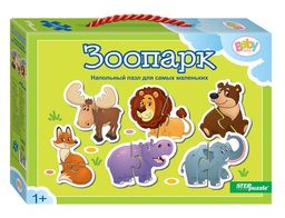 Степ. Напольный пазл-мозаика арт.70121 "Зоопарк" (Baby Step) (малые)