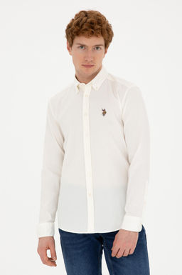 U. S. Polo Assn / Мужская рубашка с длинным рукавом Stone