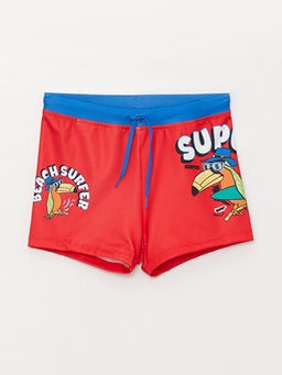 Bask?l? H?zl? Kuruyan Erkek ?ocuk Boxer Mayo