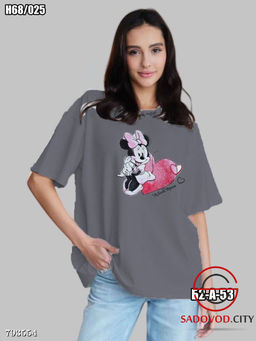 Футболка оверсайз с микки маусом