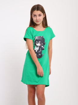 Туника "Малышка" зеленый