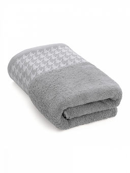 Полотенце для лица 50x90 серый махровая ткань