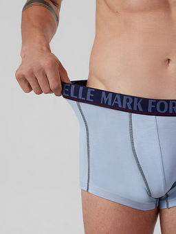 Цена за 2 штуки! Трусы боксеры мужские голубые - Mark formelle фото 4