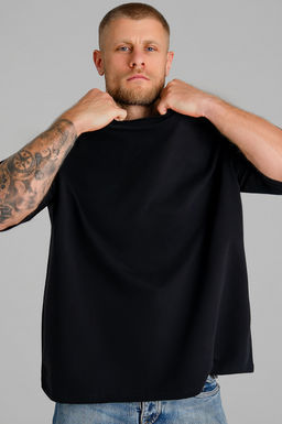 Арт. 634-02/1 Футболка мужская S,L,M,XL (4 шт) Цвет:черный