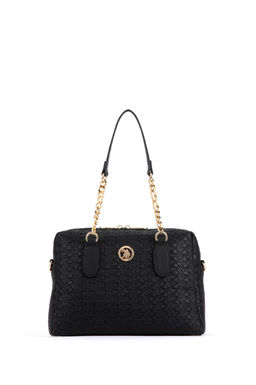 Женская черная сумка через плечо - U.s. polo assn фото 3
