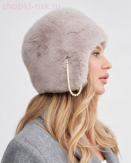 Марго экомех норка Ушанка флис (56-58)