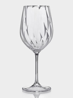 Бокалы для вина CRYSTAL BOHEMIA CREX OPTIC, 480 мл, набор 2 шт., стекло, прозрачные