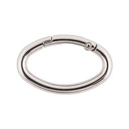 Фурнитура сумочная металл Gamma GH-339 Карабин овал 39х47 мм 10 шт. №04 под никель