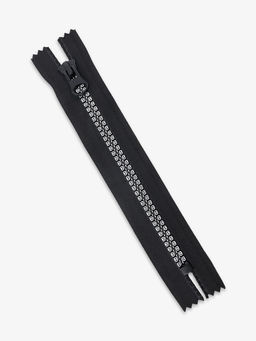 Цена за 10 шт. Молния «Трактор», №8, неразъёмная, замок автомат, 18 см, декоративная, чёрная