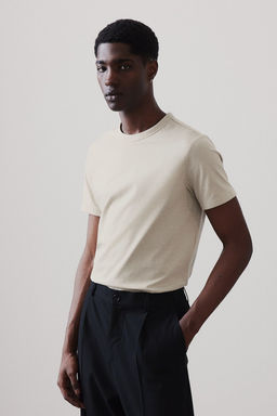 Camiseta de algodon Slim Fit - H&m фото 3