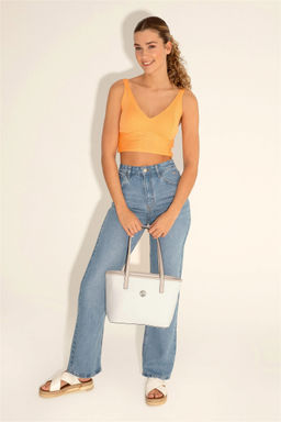 Женская белая сумка