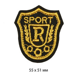 Термоаппликации арт.TBY.SH11 SPORT R 55x51 мм 10 шт