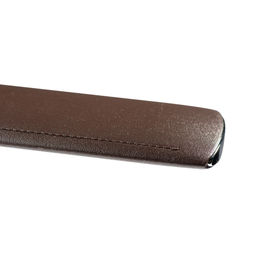 TLD-542 Brown/LED/300Lm/5000K/Dimmer Светильник настольный c часами, календарем, термометром, 5W. Сенсорный выключатель. Коричневый (стилизован под кожу). TM Uniel. - Volpe фото 5
