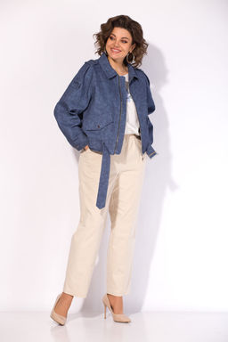 Костюм Liliana 1522-1507 синий+экрю