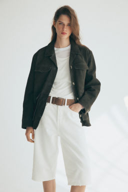 Bermudas denim con cintur?n - H&m фото 4