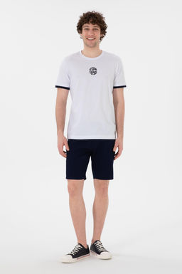 Erkek Regular Fit Bisiklet Yaka Beyaz Ti__rt Sepette S_rpriz _ndirim - U.s. polo assn фото 4