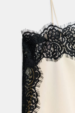 ZW COLLECTION SATIN LACE TOP - Zara фото 7