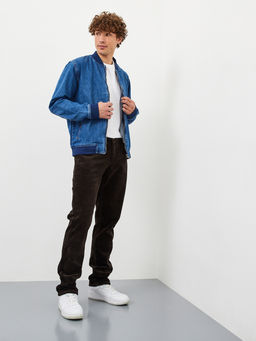 Утепленные мужские вельветовые брюки прямого кроя на флисе - Mossmore фото 2