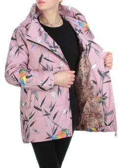 806 PINK Куртка демисезонная женская (100 гр. синтепон) - Фабричный китай фото 8