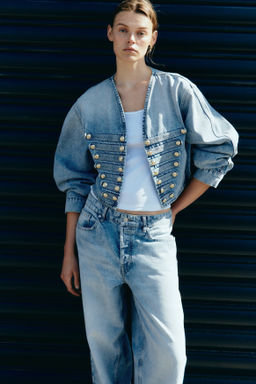 Chaqueta denim cropped - H&m фото 3