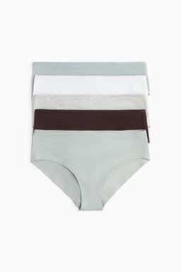 Pack de 5 bragas hipster de algod?n