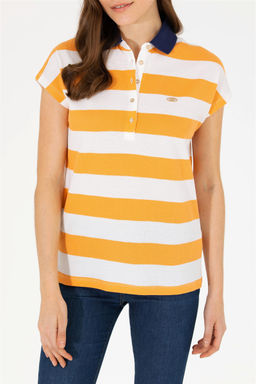 Женская оранжевая футболка - U.s. polo assn фото 13