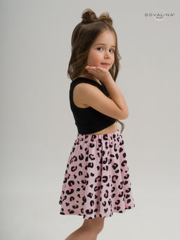 Костюм Мальвина КТ черный-нежный леопард - Sovalina фото 27