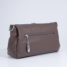 Сумка кросс-боди на молнии, цвет коричневый - Simaland фото 2