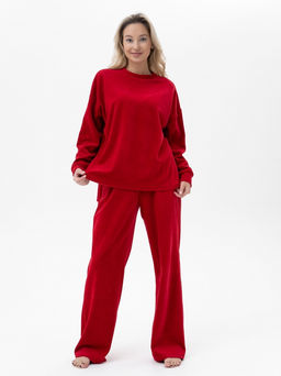 Костюм велюр ,красный - Binita фото 2