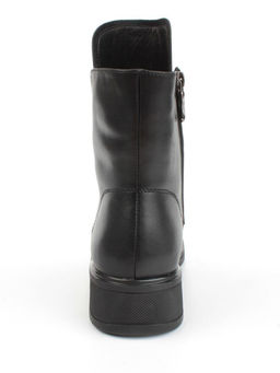04-M3-830 BLACK Ботинки зимние женские (натуральная кожа, натуральный мех)