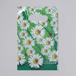 Цена за 100 шт. Пакет Лето, полиэтиленовый с вырубной ручкой,30 мкм, 20?30 см