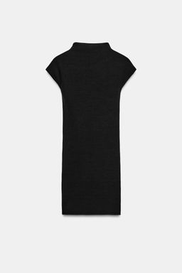 VESTIDO CORTO CUELLO PERKINS / Negro - Zara фото 4