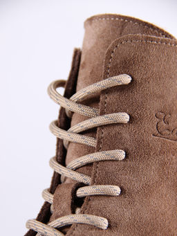 Босоногие ботинки EDART 351.NATAbr.Серо-коричневая замша/байка фото 4