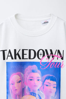 KPOP DEMON HUNTERS NETFLIX  PRINT T-SHIRT - Zara фото 3
