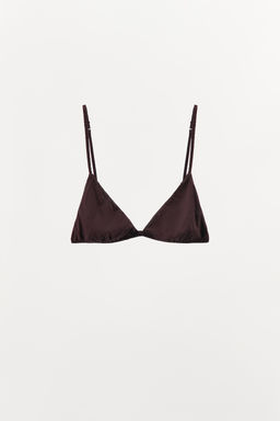 LIMITED EDITION SILK TRIANGLE BRALETTE